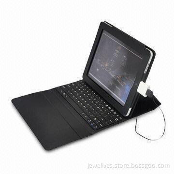 Leather Cases for Apple's iPad with Rear 30-pin Connector and Wired Keyboard